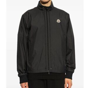 Moncler Verney Logo-patch Gilet Black Windbreaker Athletic Jacket Size M-L